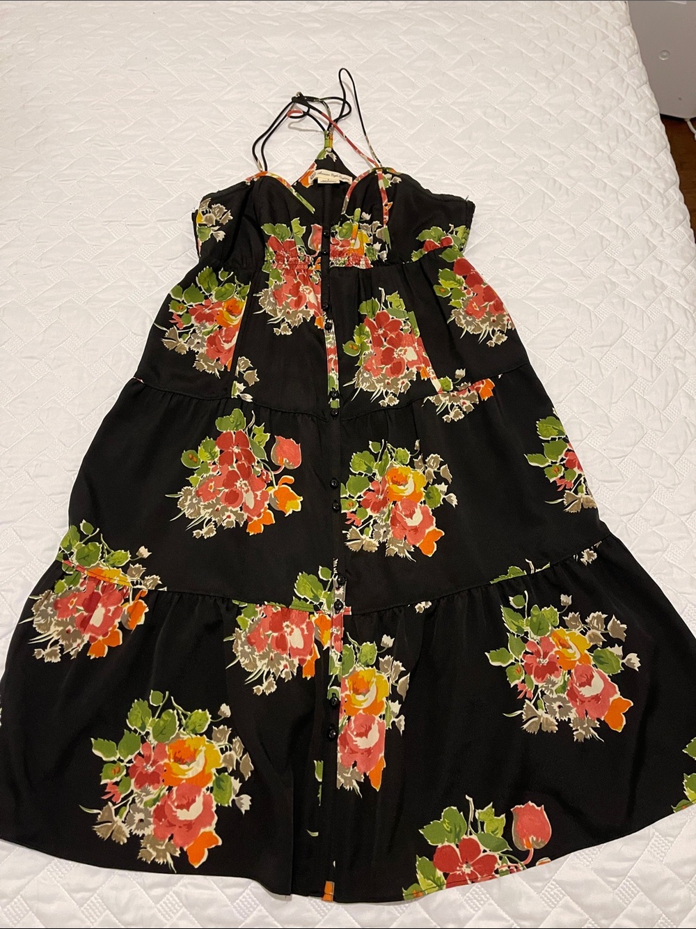 American eagle outfitters Black Floral Sundress